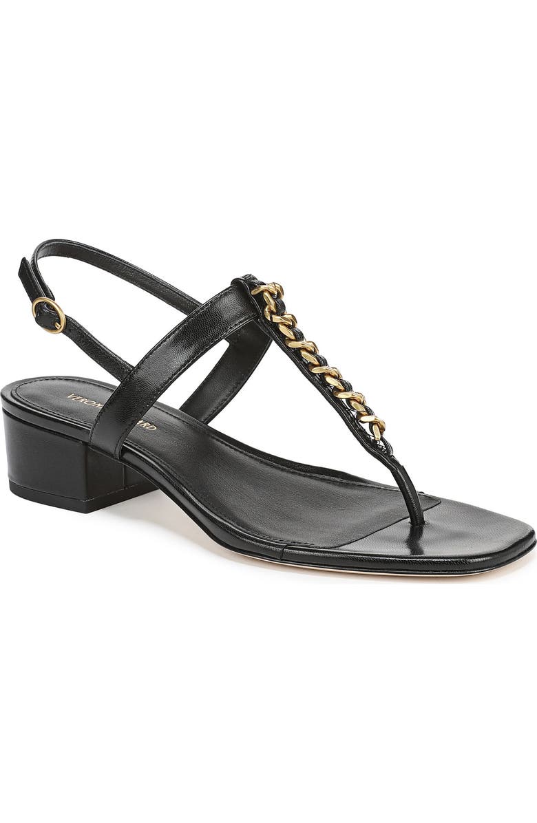 Veronica Beard Andie Slingback Sandal, Main, color, Black
