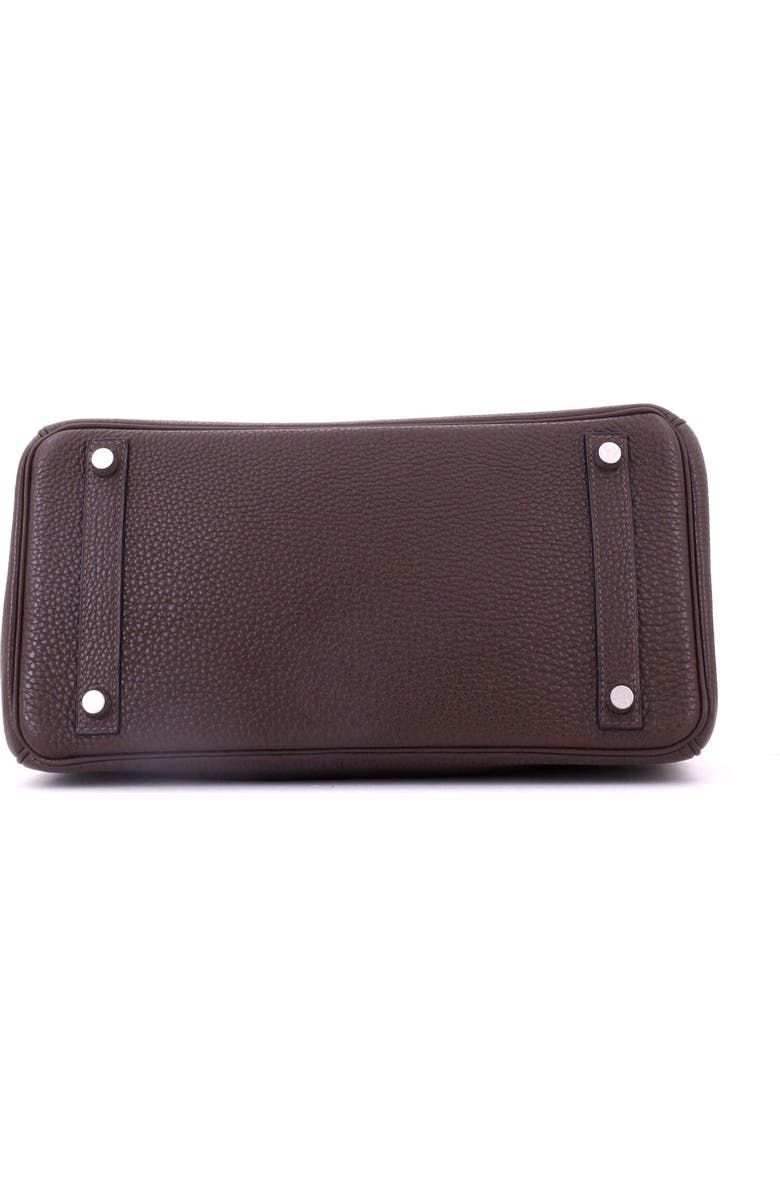 Pre-Owned Hermes Birkin Handbag Brown Togo with Palladium Hardware 30, Alternate, color, Chocolat