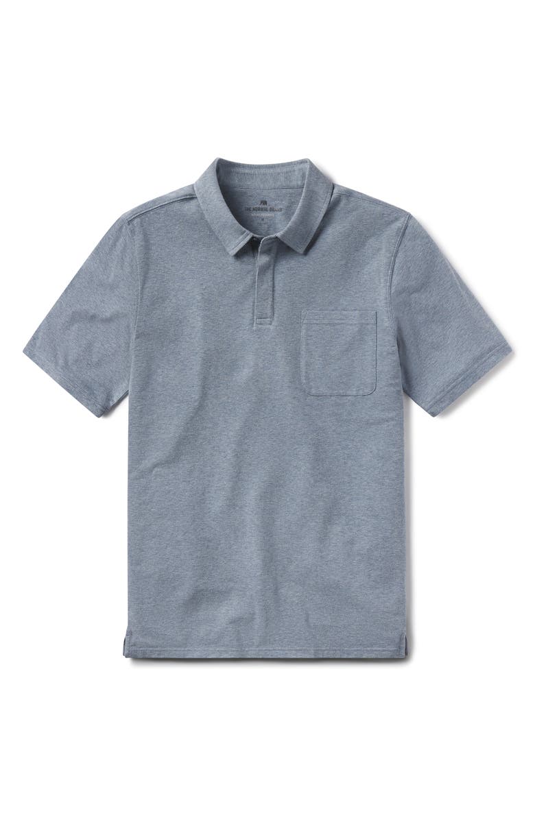 The Normal Brand Active Puremeso Everyday Pocket Polo, Alternate, color, Lake Blue
