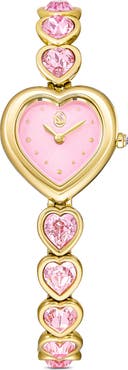 Swarovski Idyllia Heart Crystal Bracelet Watch, 22mm
