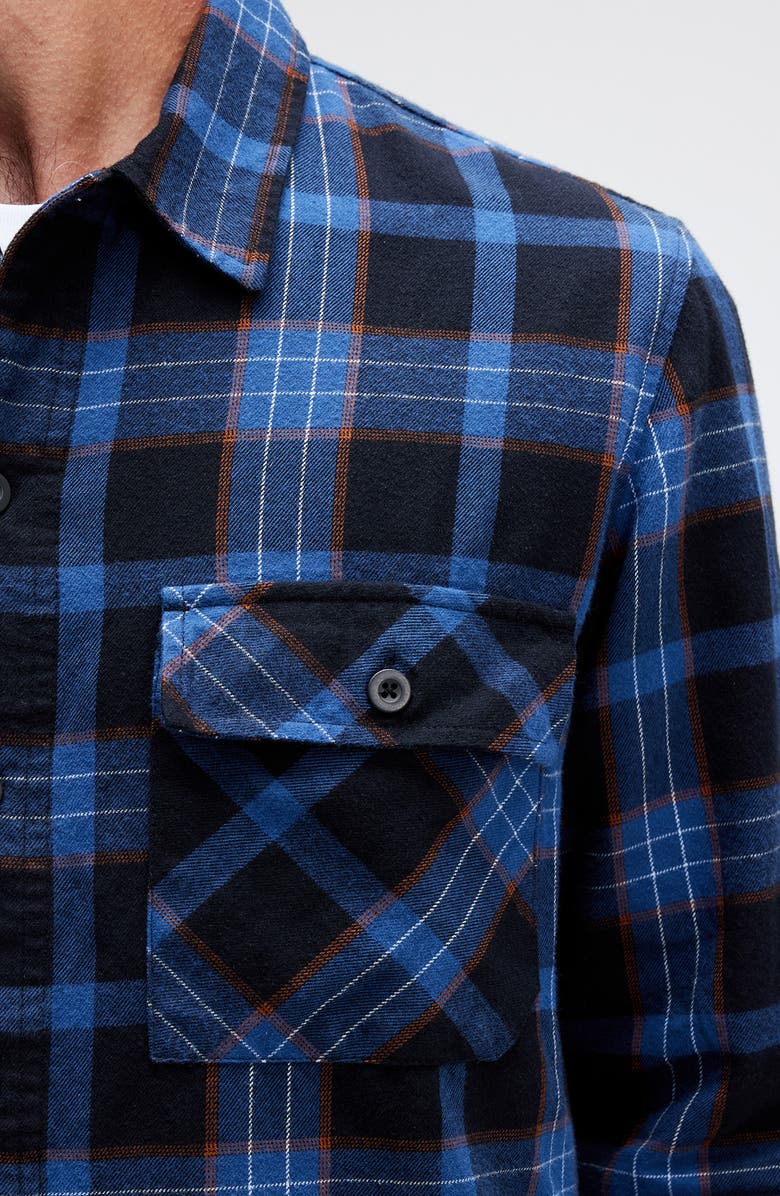 Stance Lowell Cotton Flannel Button-Up Shirt, Alternate, color, 