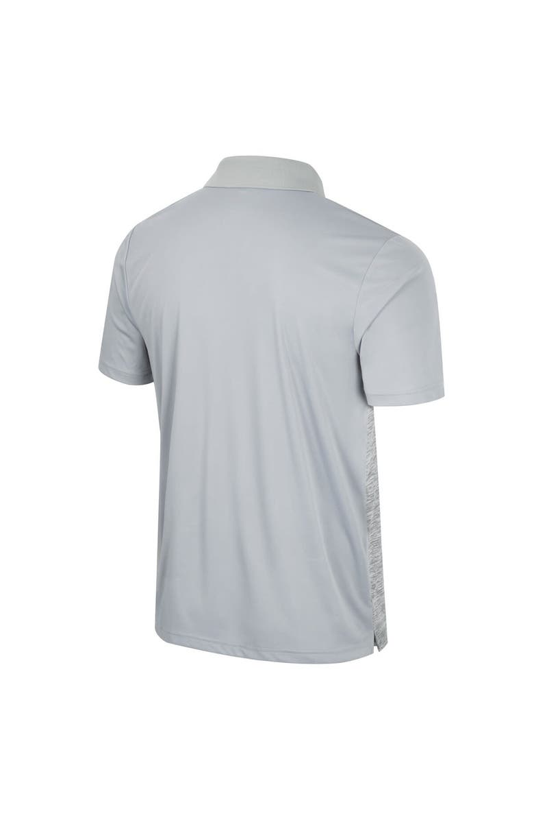 COLOSSEUM Men's Colosseum Gray Clemson Tigers Cybernetic Polo, Alternate, color, 