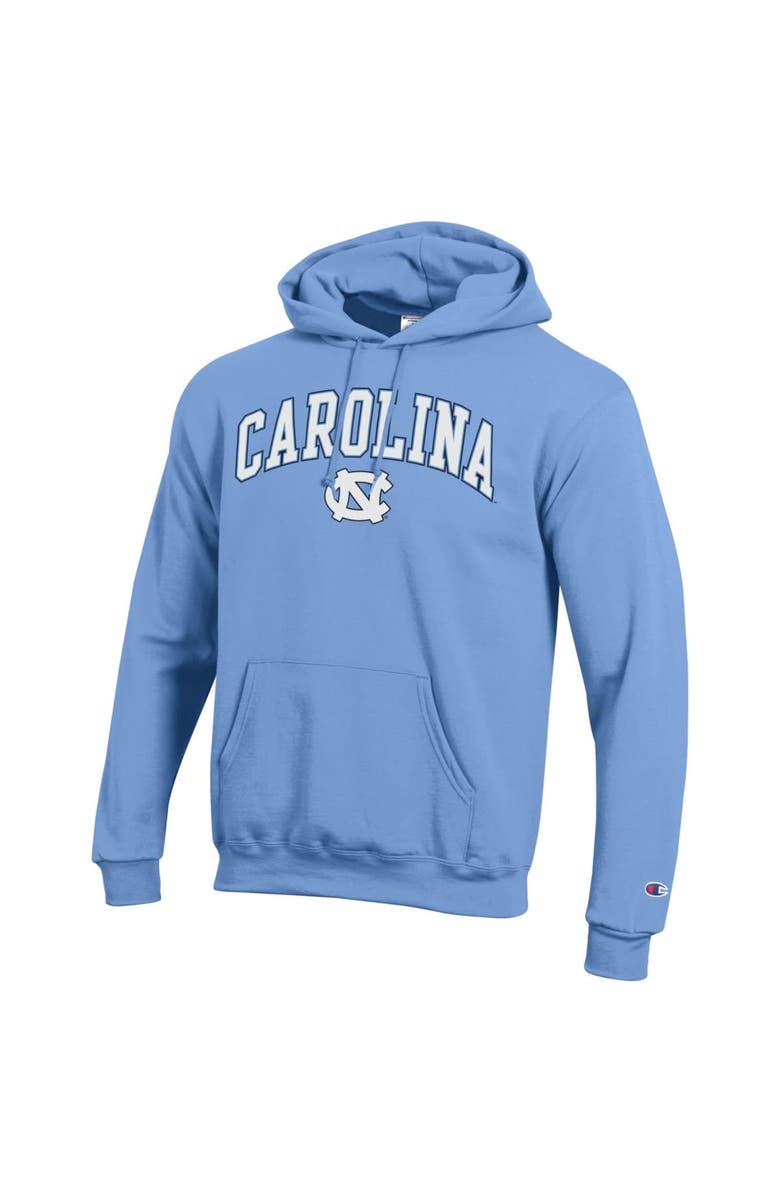 Champion Men's Champion Carolina Blue North Carolina Tar Heels Arch Over Logo Pullover Hoodie, Alternate, color,