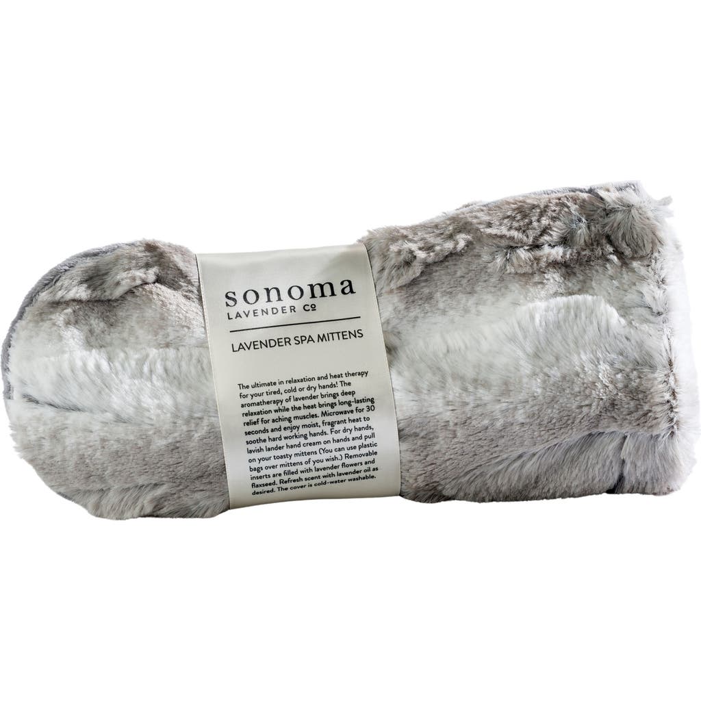 Sonoma Lavender Lavender Spa Mittens In Angora Platinum