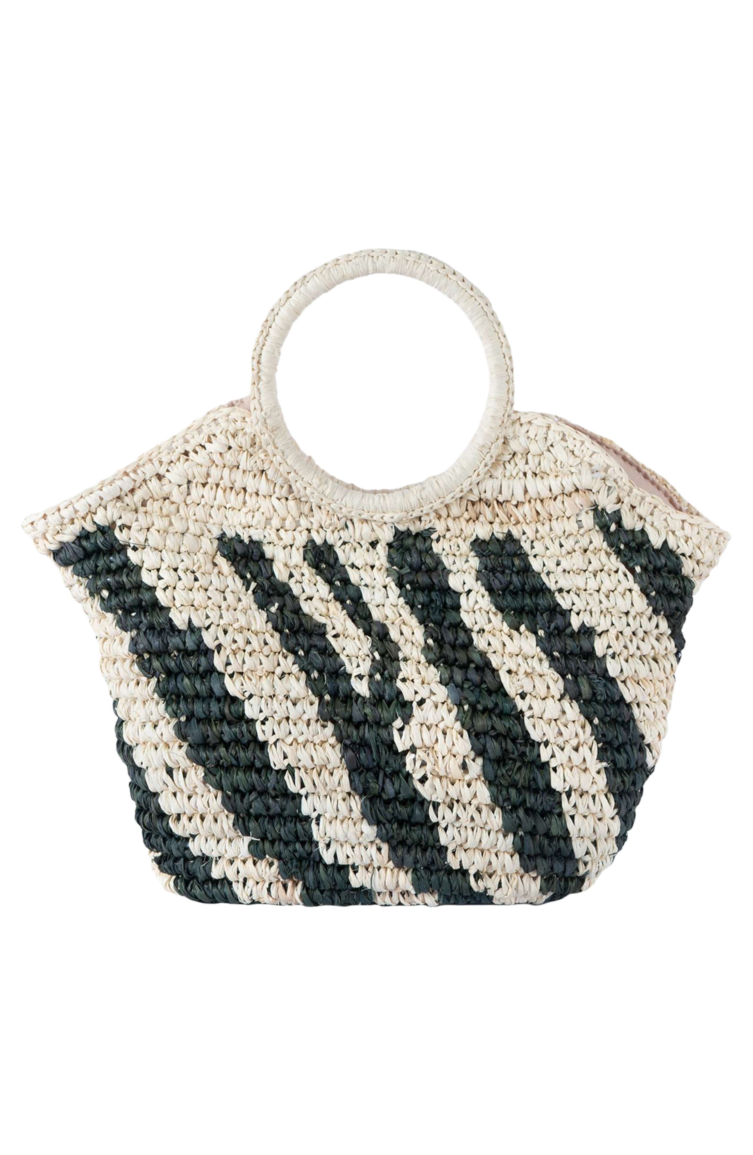 Jelavu Naomi Woven Raffia Tote Bag, Alternate, color, 
