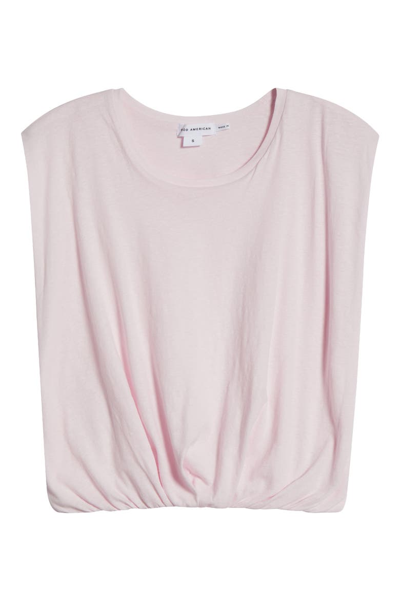 Gathered Hem Muscle Top, Alternate, color, BUBBLEGUM005