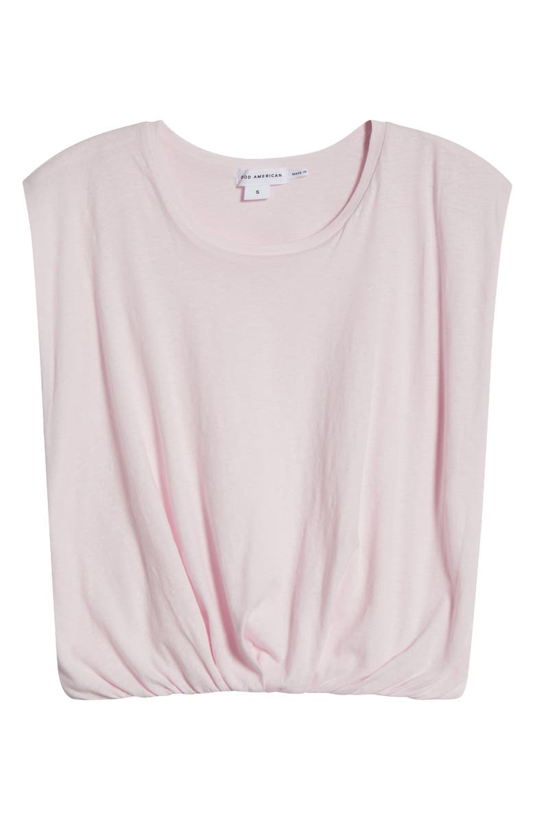 Good American Gathered Hem Muscle Top, Alternate, color, Bubblegum005