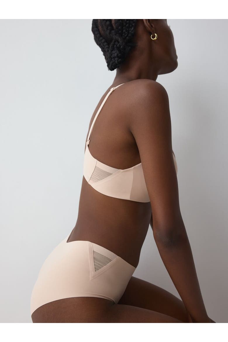 Flex Smart Seamless Wireless Padded Bra, Alternate, color, Rose Brown