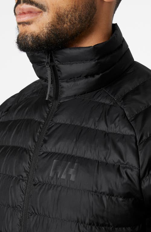 Helly Hansen Banff Water Repellent Insulated Puffer Jacket In Black