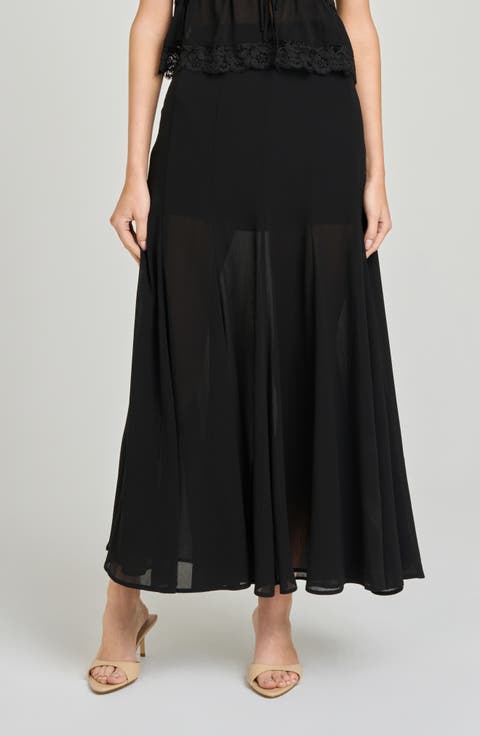 Norah Semisheer Skirt