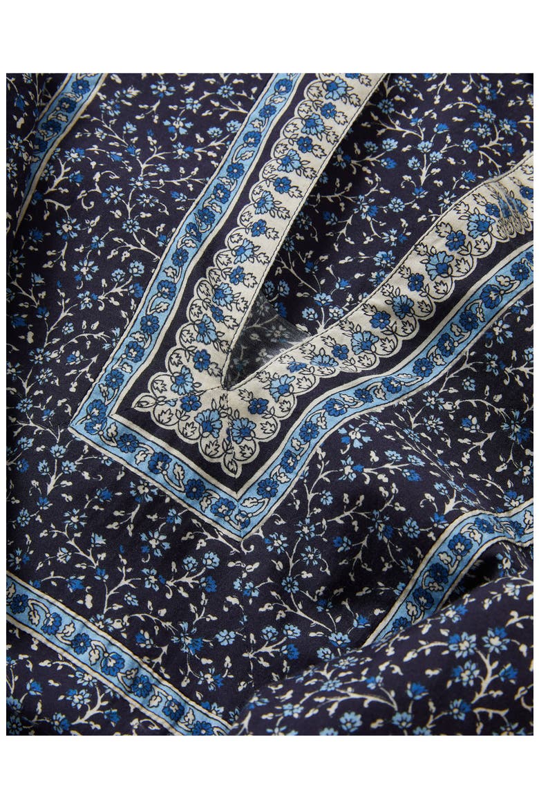 Cyra Cotton Blend Top, Alternate, color, NAVY MULTI