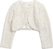 Iris & Ivy Kids' Faux Fur Cardigan