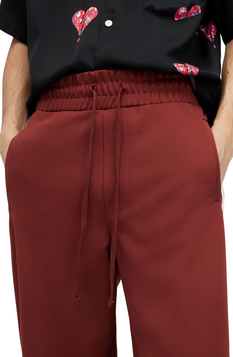 AllSaints Oren Side Stripe Straight Leg Sweatpants, Alternate, color,