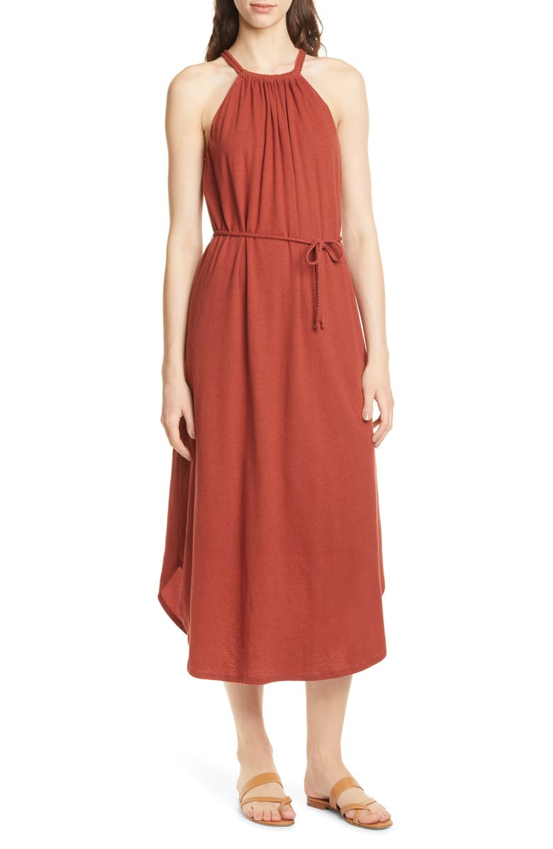 Joie Meribah Midi Dress, Main, color, 