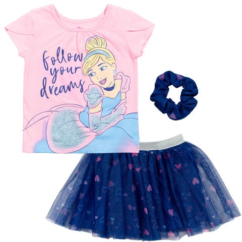 T-Shirt Skirt & Scrunchie Set (Toddler, Little Kid & Big Kid)