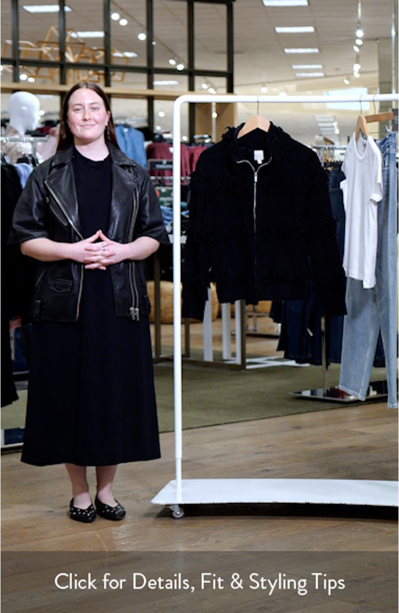 Fringe Knit Jacket, sales video thumbnail