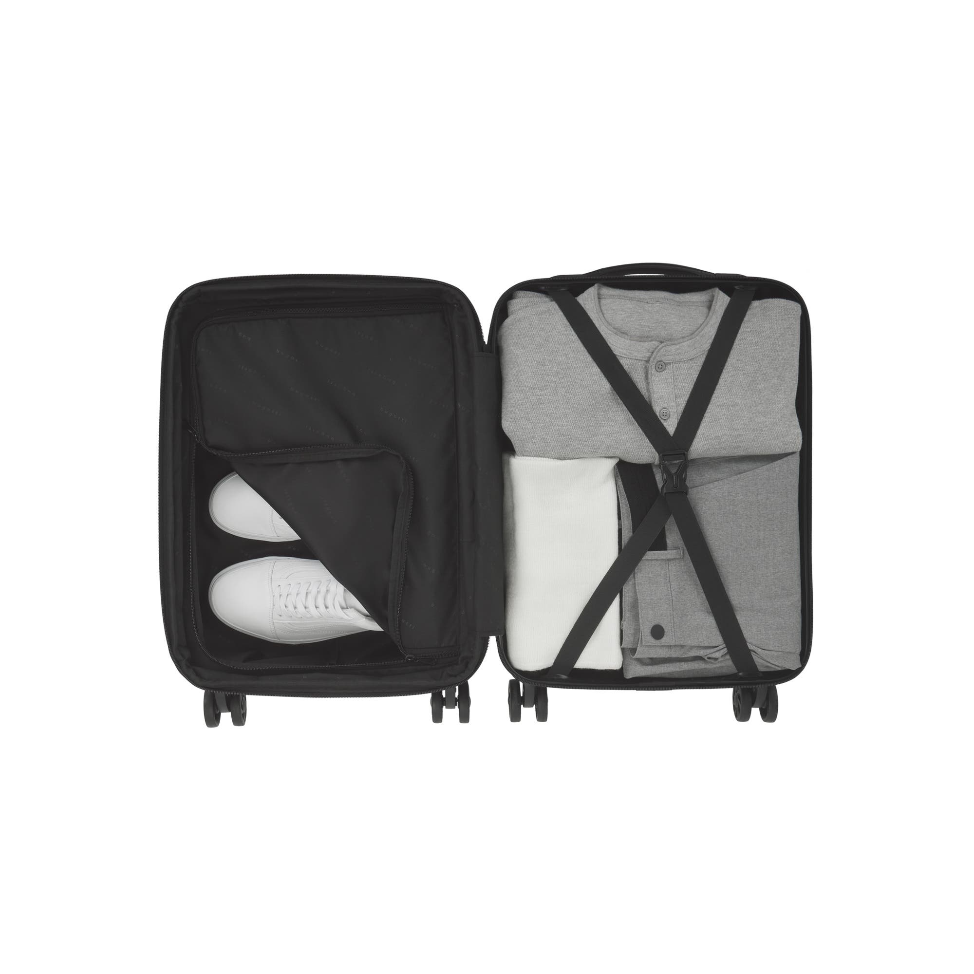 bugatti Tokyo 2 Piece Hardside Set with Expansion, Alternate, color, Black