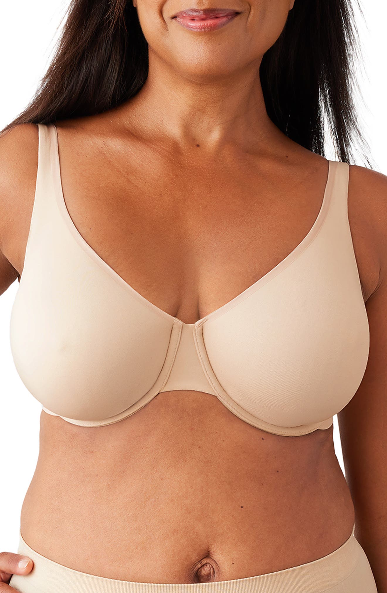 Wacoal Comfortable Cool Underwire Seamless Bra in Sand 