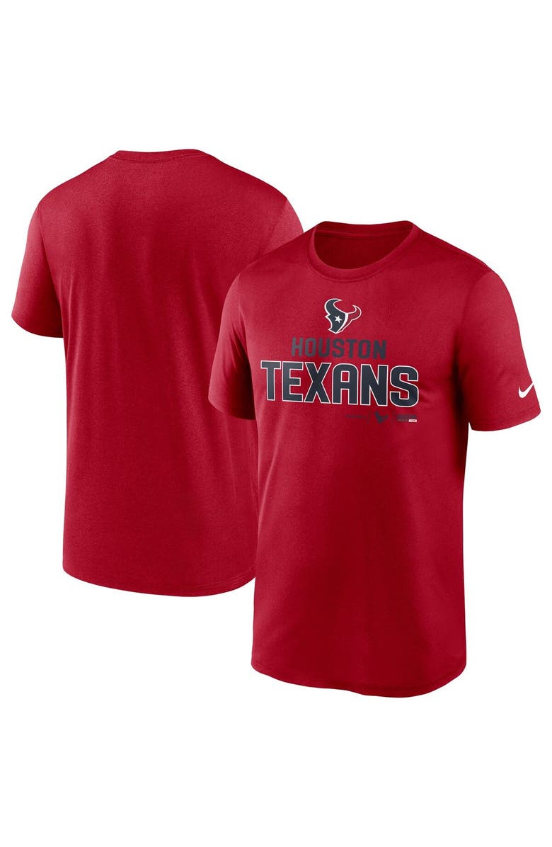 Nike Men's Nike Red Houston Texans Legend Community Performance T-Shirt, Main, color, 