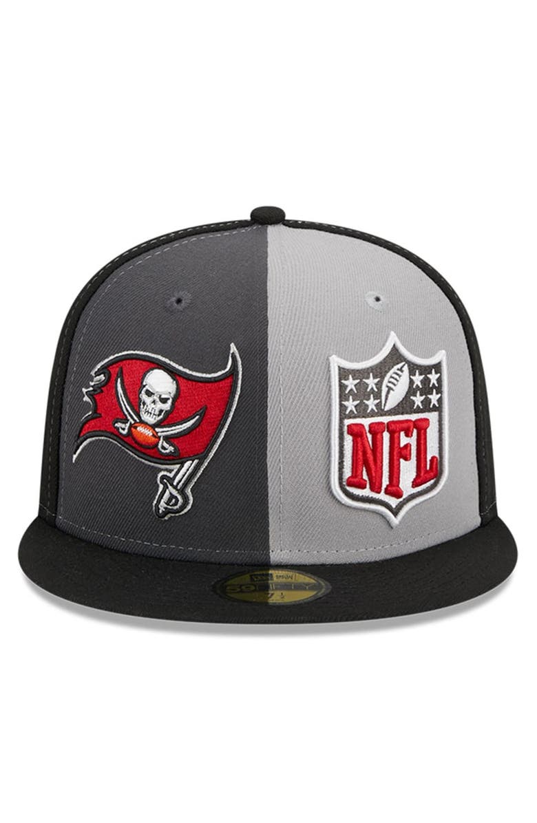 New Era Men's New Era  Gray/Black Tampa Bay Buccaneers 2023 Sideline 59FIFTY Fitted Hat, Alternate, color, 