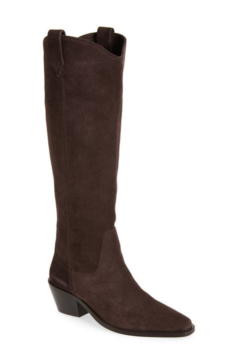 Naomi Over the Knee Western Boot