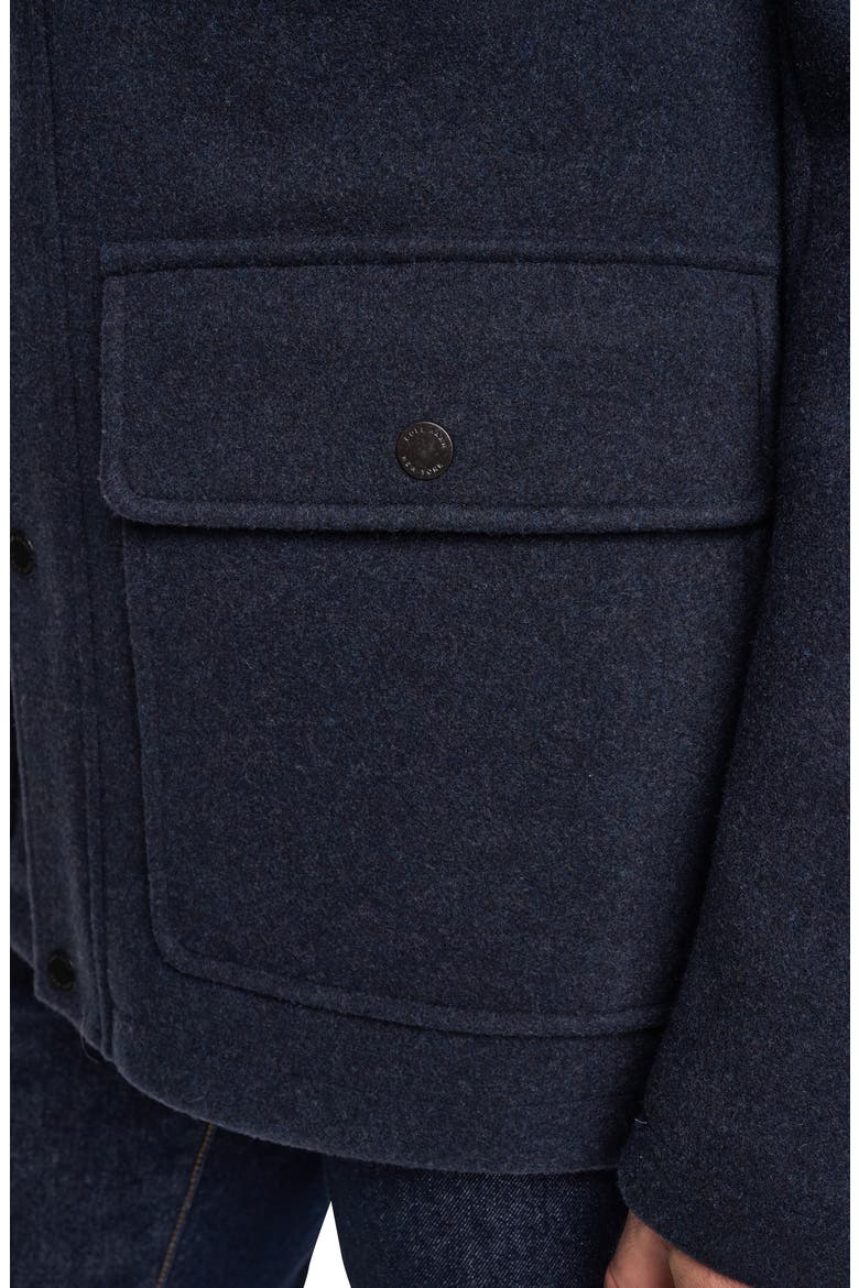 Flannel Jacket, Alternate, color, NAVY
