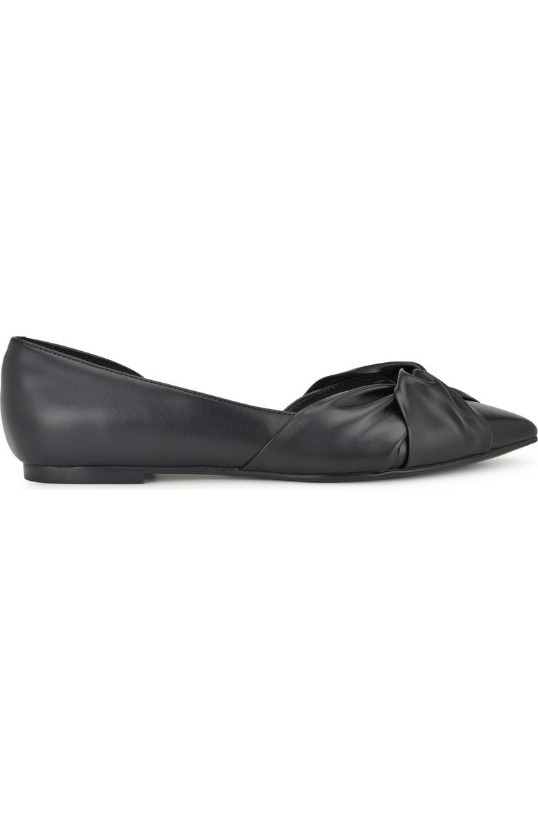 Nine West Briane Half d'Orsay Pointed Toe Flat, Alternate, color,