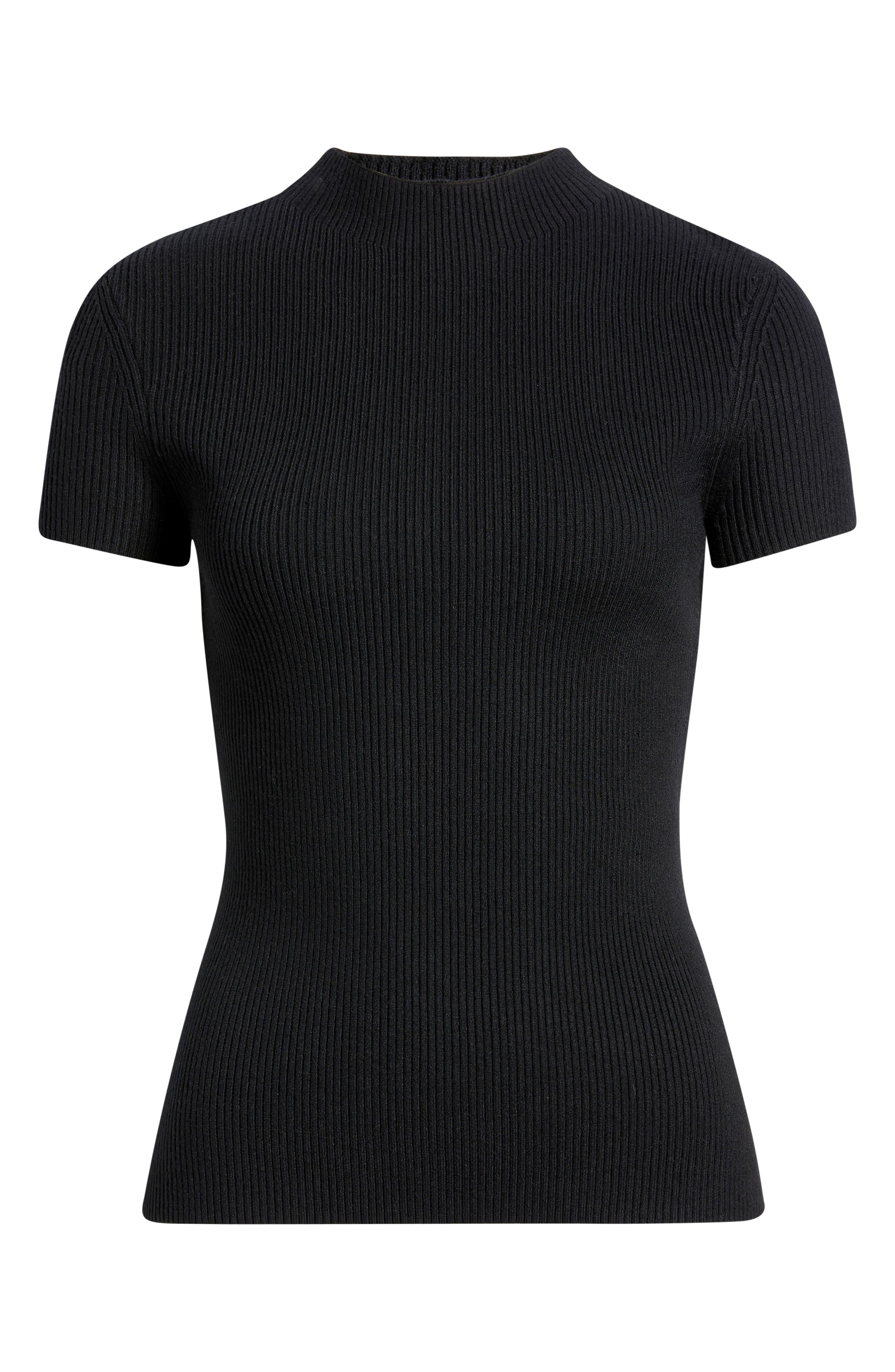 Женские свитеры Open Edit Rib Knit Mock Neck Sweater — фото 6