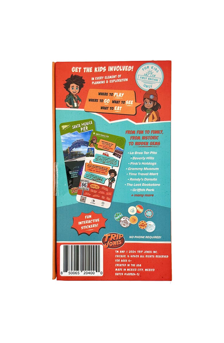 Trip Jones The Kids' Guide To Los Angeles Collectible Cards, Age 6+, Alternate, color, Multicolored