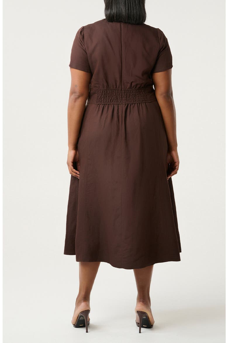 akira midi dress AKIRA Out Of This World Midi Dress | Brown