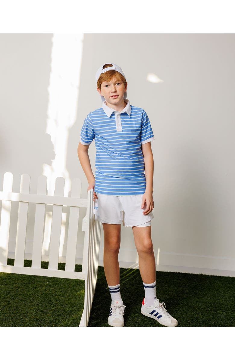 Courtside Kids Boys Running Short, Alternate, color, White