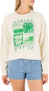 Hurley Cycles of the Earth Boxy Crewneck Sweatshirt