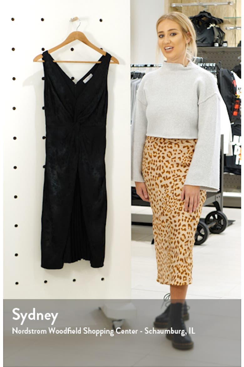 Sofia Pleat Detail Dress video