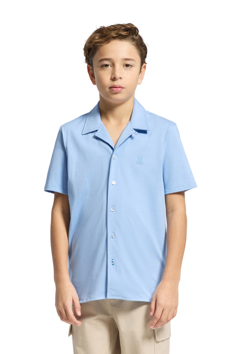 Kids' Bryan Camp Shirt, Alternate, color, SERENITY