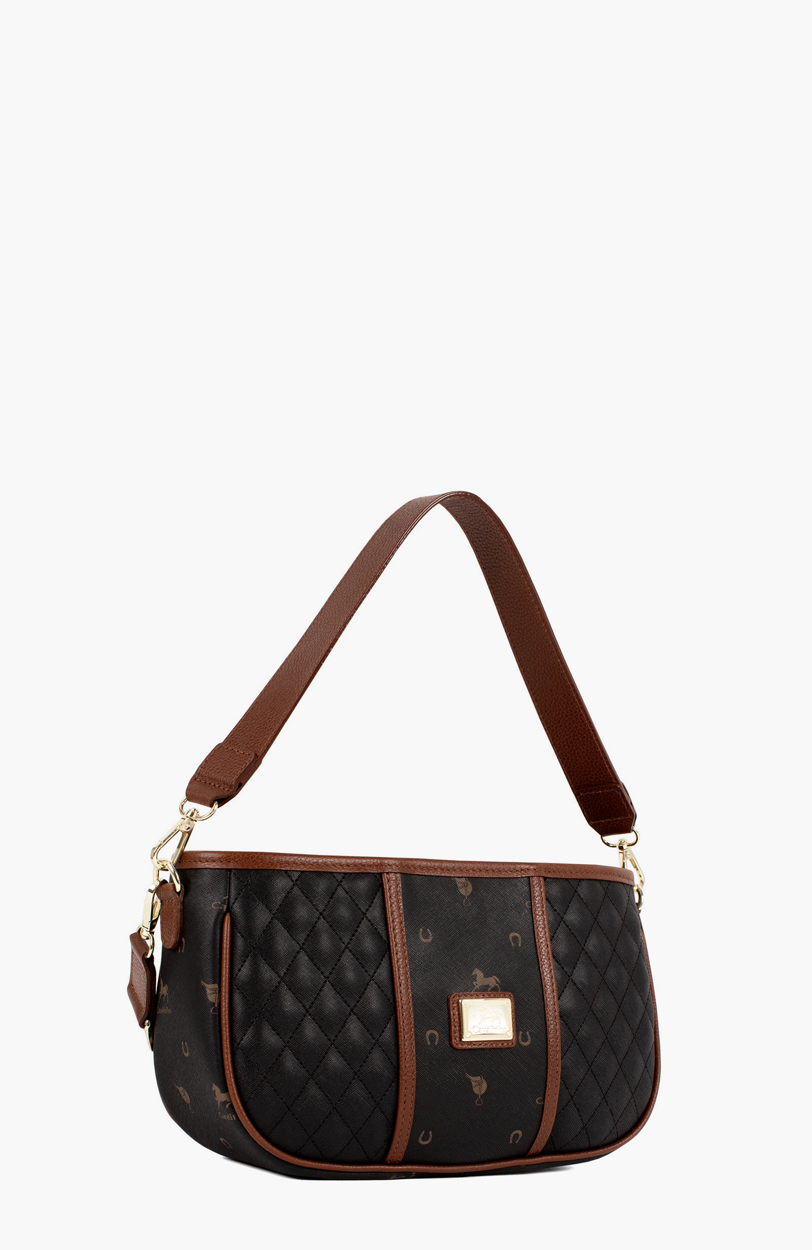 Di Cavallo 615 Handbag, Alternate, color, Black / Brown