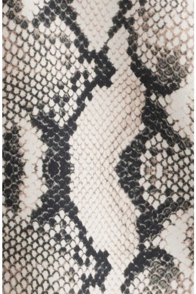 Annika Snakeskin Print Button-Up Shirt, Alternate, color, SNAKE