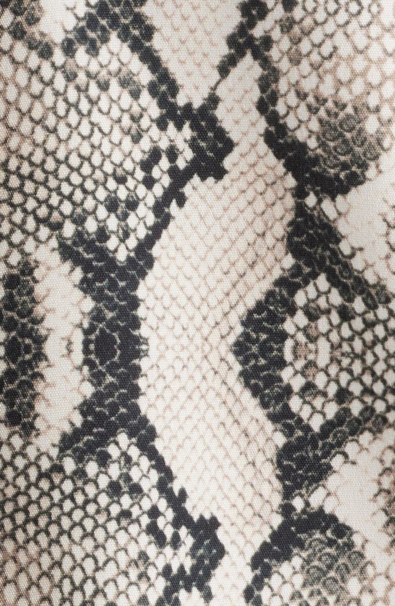 NIKKI LUND Annika Snakeskin Print Button-Up Shirt, Alternate, color, Snake