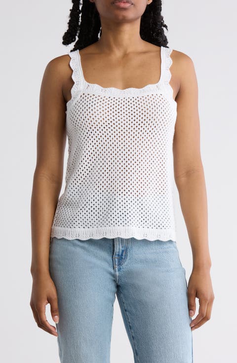 Textured Open Stitch Tank