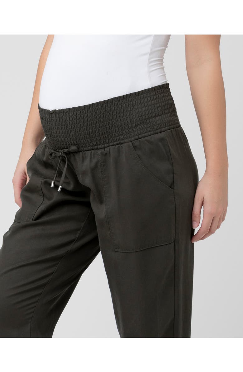 Ripe Maternity Tencel Off Duty Pant, Alternate, color, Olive