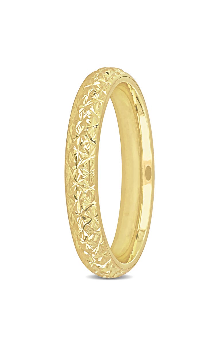 Julianna B. Textured Wedding Band 14k Yellow Gold, Alternate, color, 