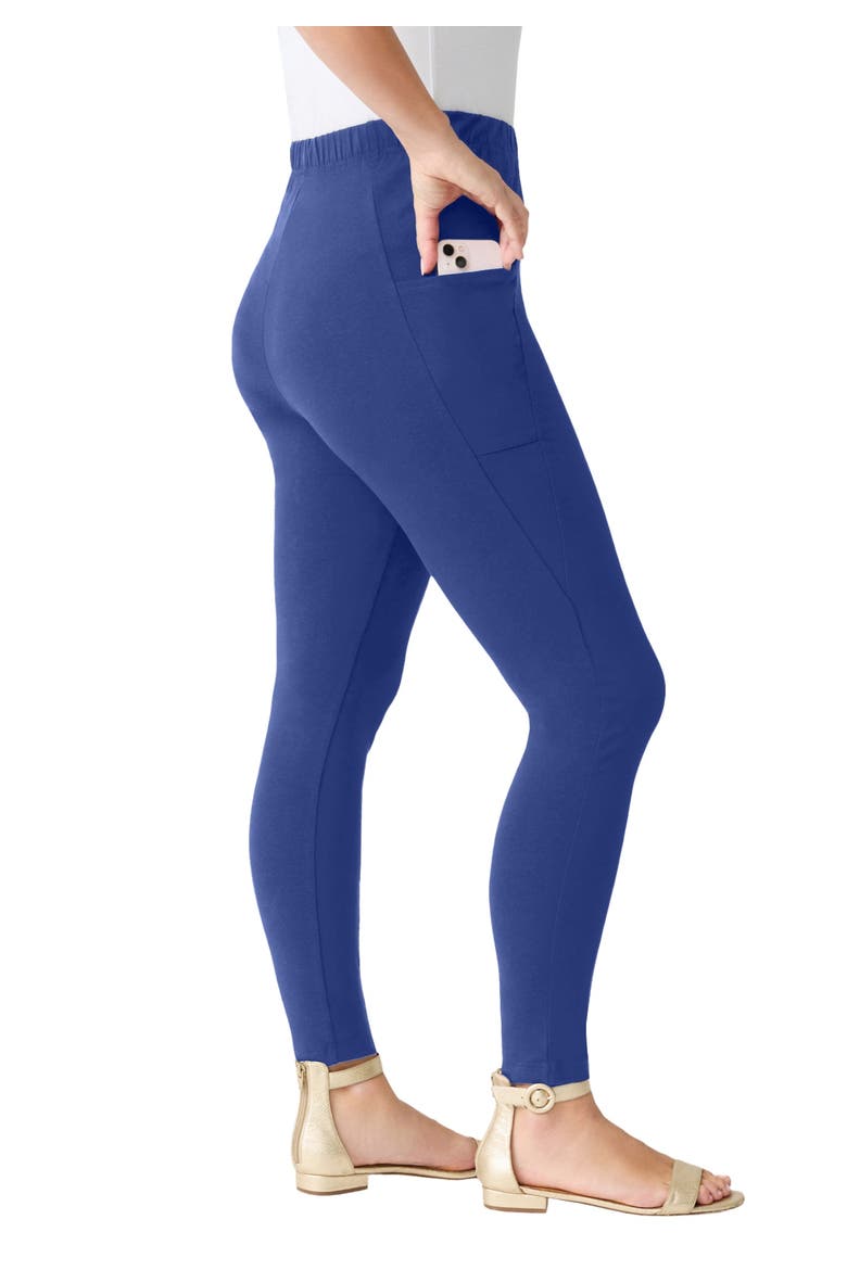 Side Pocket Essential Legging, Main, color, ULTRA BLUE