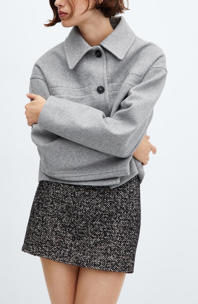 MANGO Two-Tone Pencil Miniskirt, Alternate, color,