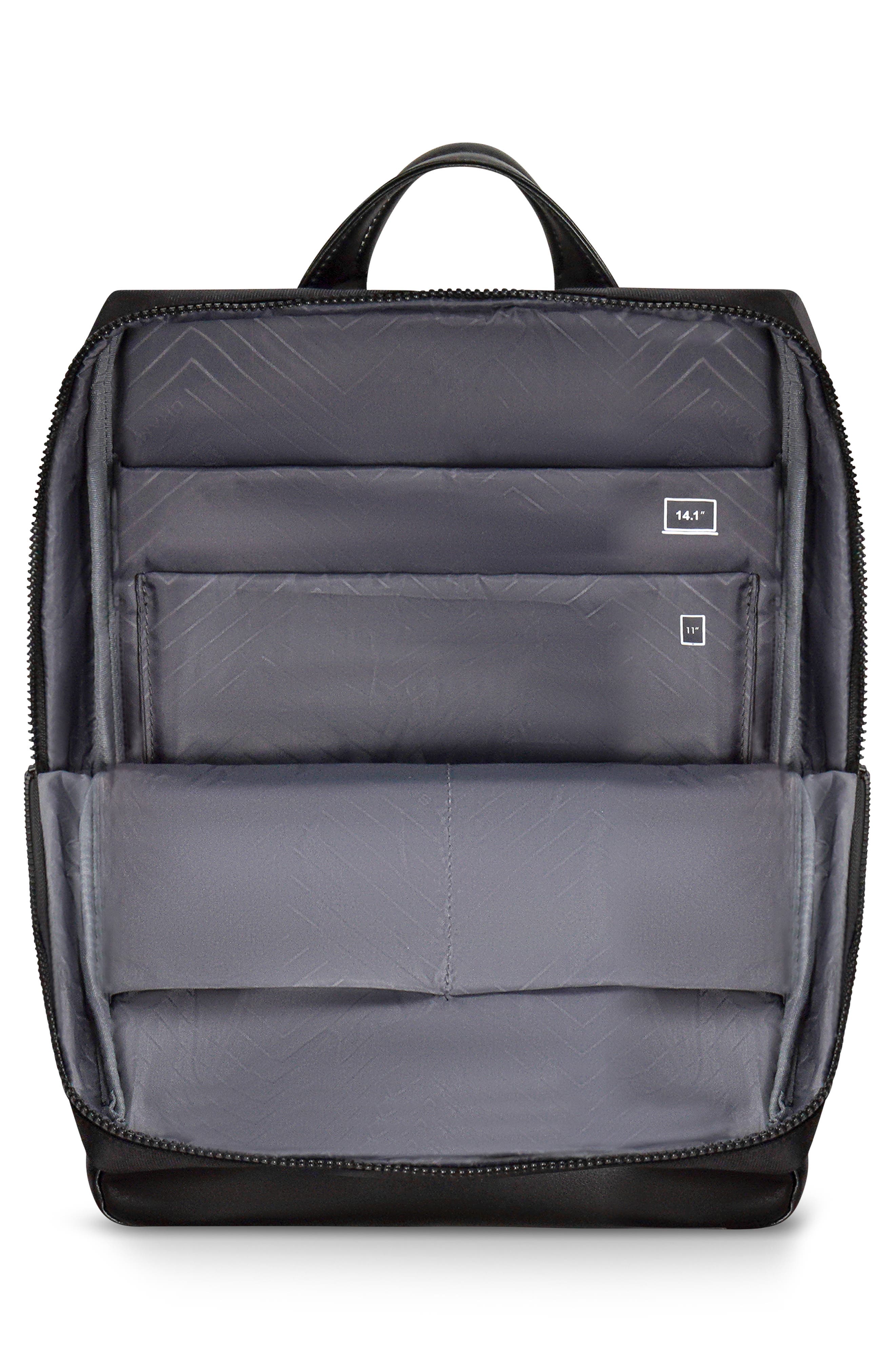 CHAMPS Onyx Modern Waterproof Backpack, Alternate, color, Black