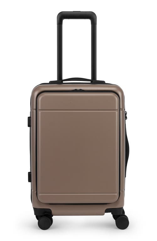 Calpak Hue 22-inch Front Pocket Carry-on Suitcase In Chocolate