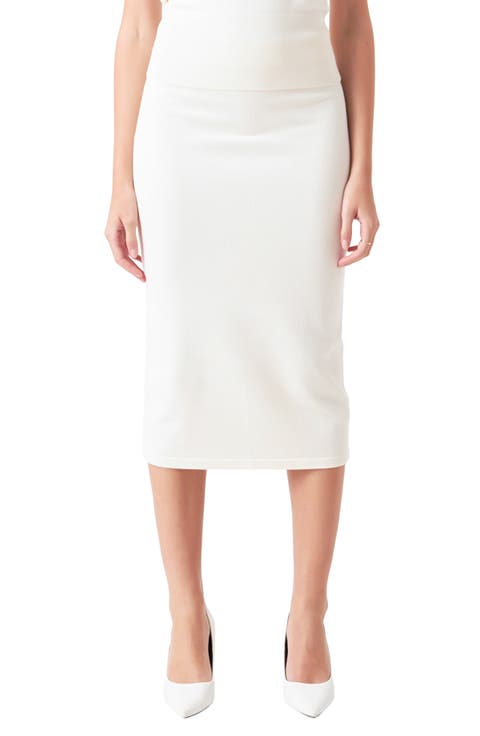 Midi Pencil Skirt