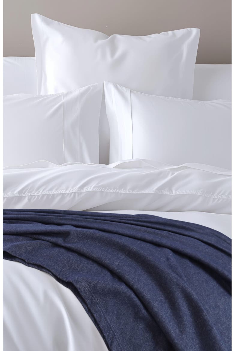 Cotton Throw Blanket, Alternate, color, HEATHER BLUE