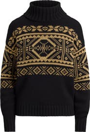 Lauren Ralph Lauren Fair Isle Turtleneck Sweater