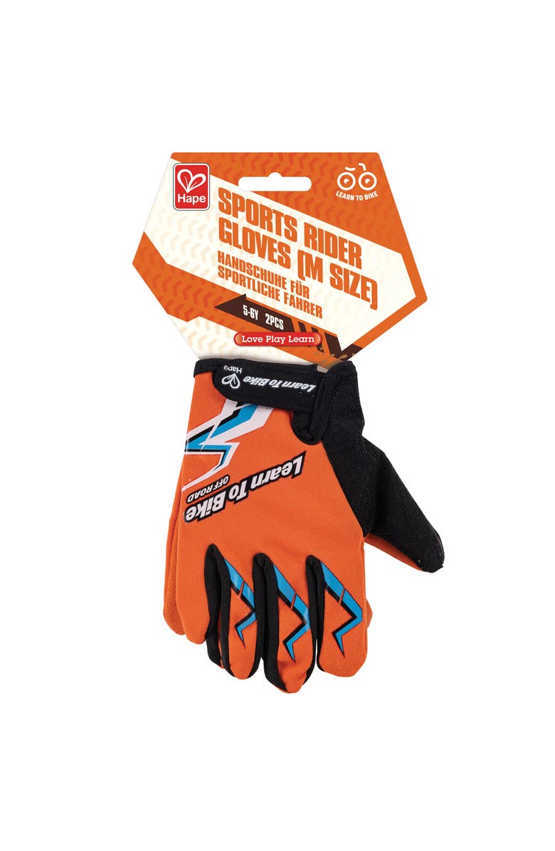 Hape Sports Rider Gloves Orange Medium Size Riding & Bike, Hand Protection, Main, color, Multicolored