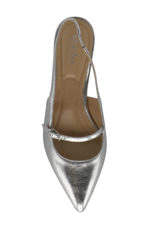 Charles By Charles David Adria Slingback Pump In Silver