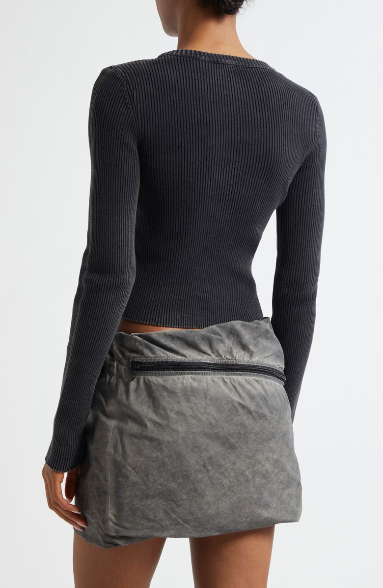 DIESEL<sup>®</sup> M-Anchor Crewneck Sweater, Alternate, color, Black